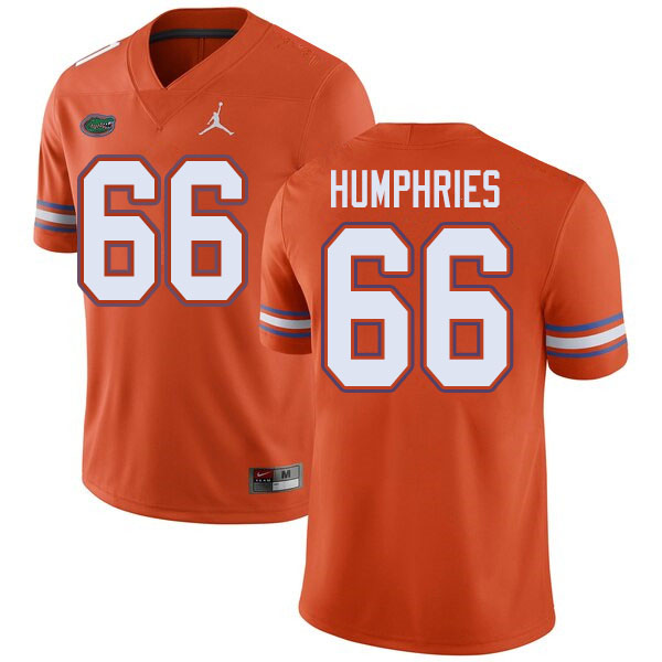 Jordan Brand Men #66 Jaelin Humphries Florida Gators College Football Jerseys Sale-Orange